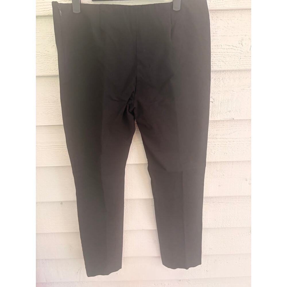 White Label by MaxMara Black Slim Ankle Pants Size 8 Stretch Career - Picture 3 of 5